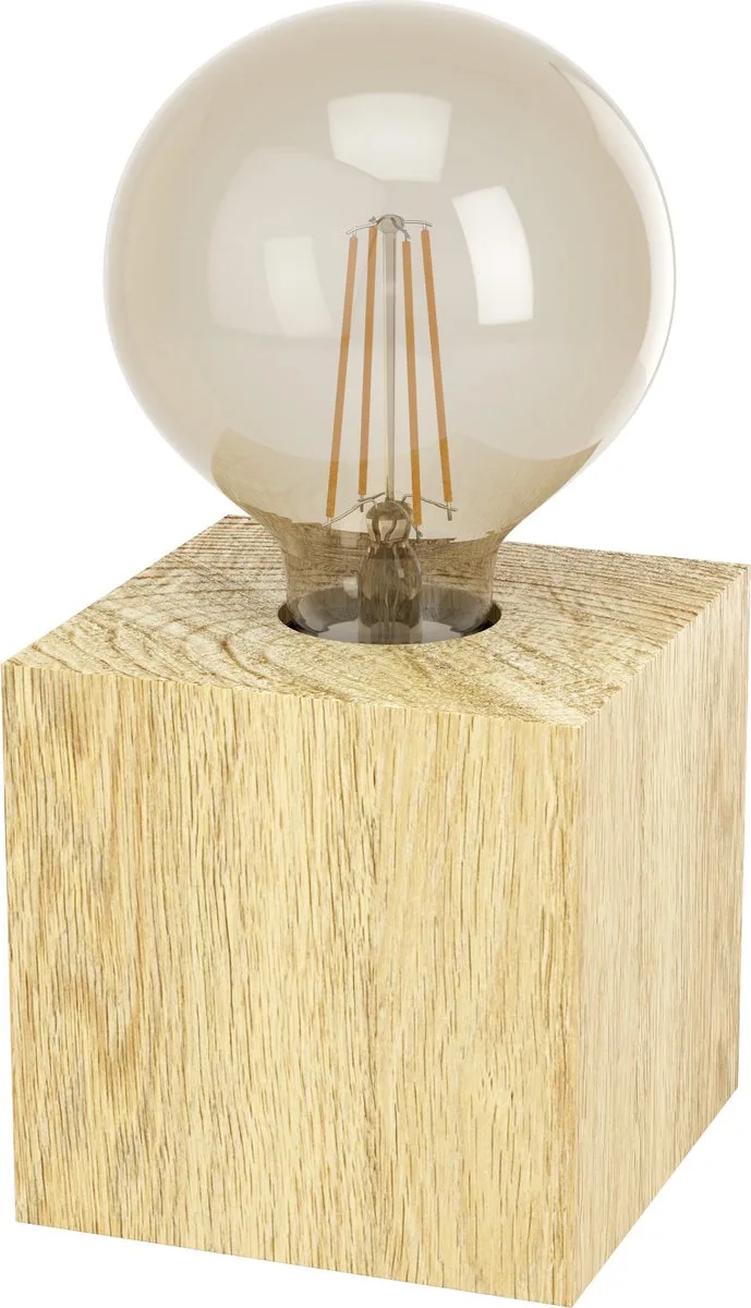 Prestwick 2 Tafellamp - E27 - 9,5 cm by EGLO in Brown – product photo