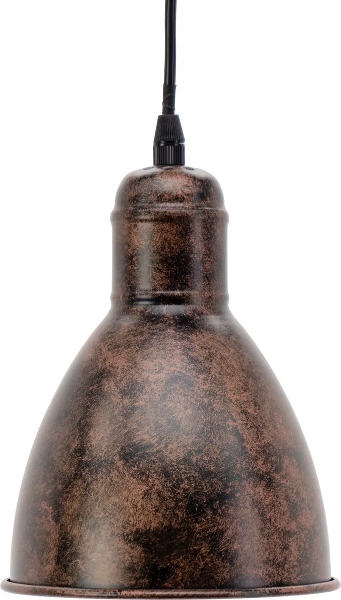 Priddy 1 Hanglamp - E27 - Ø 15,5 cm - Koper/Antiek fra EGLO i Kobber – produktbillede