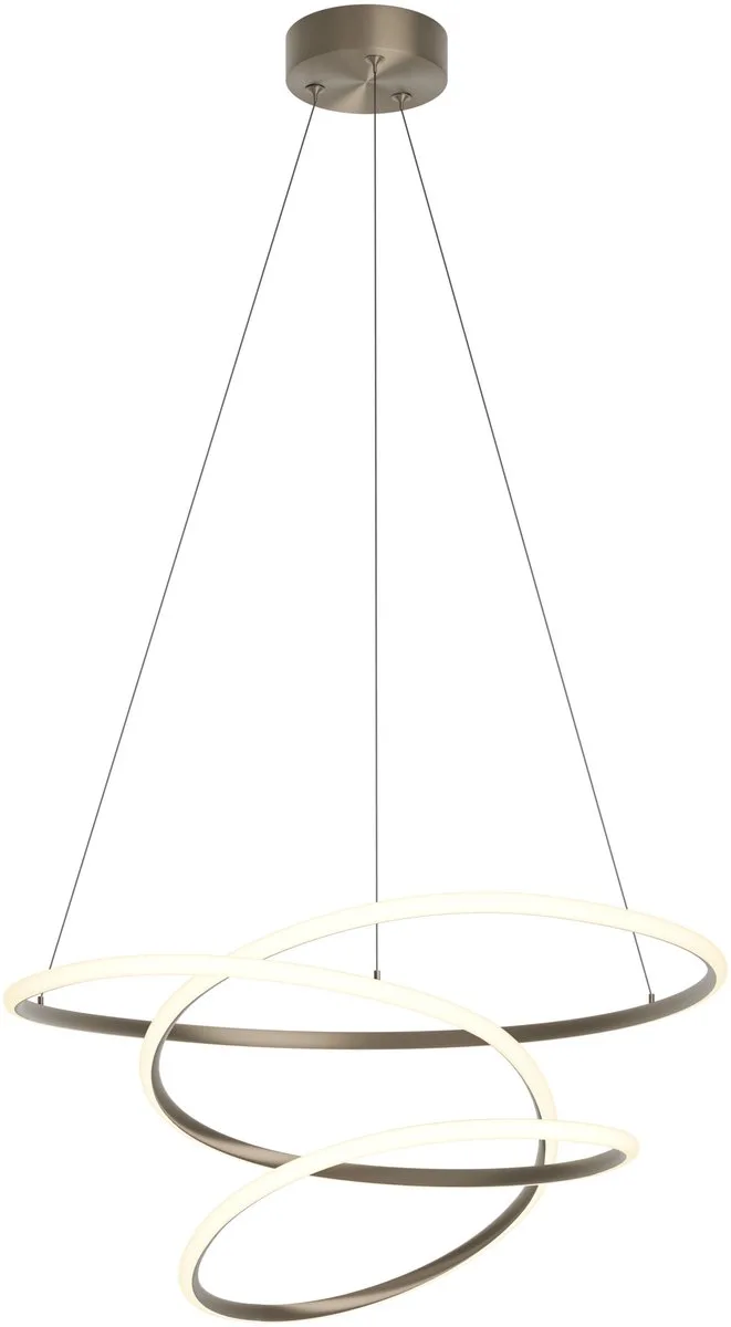 Racale Hanglamp - Ø 58 cm - Instelbaar wit licht (warm, neutraal en daglicht) de EGLO en Bronze – photo produit