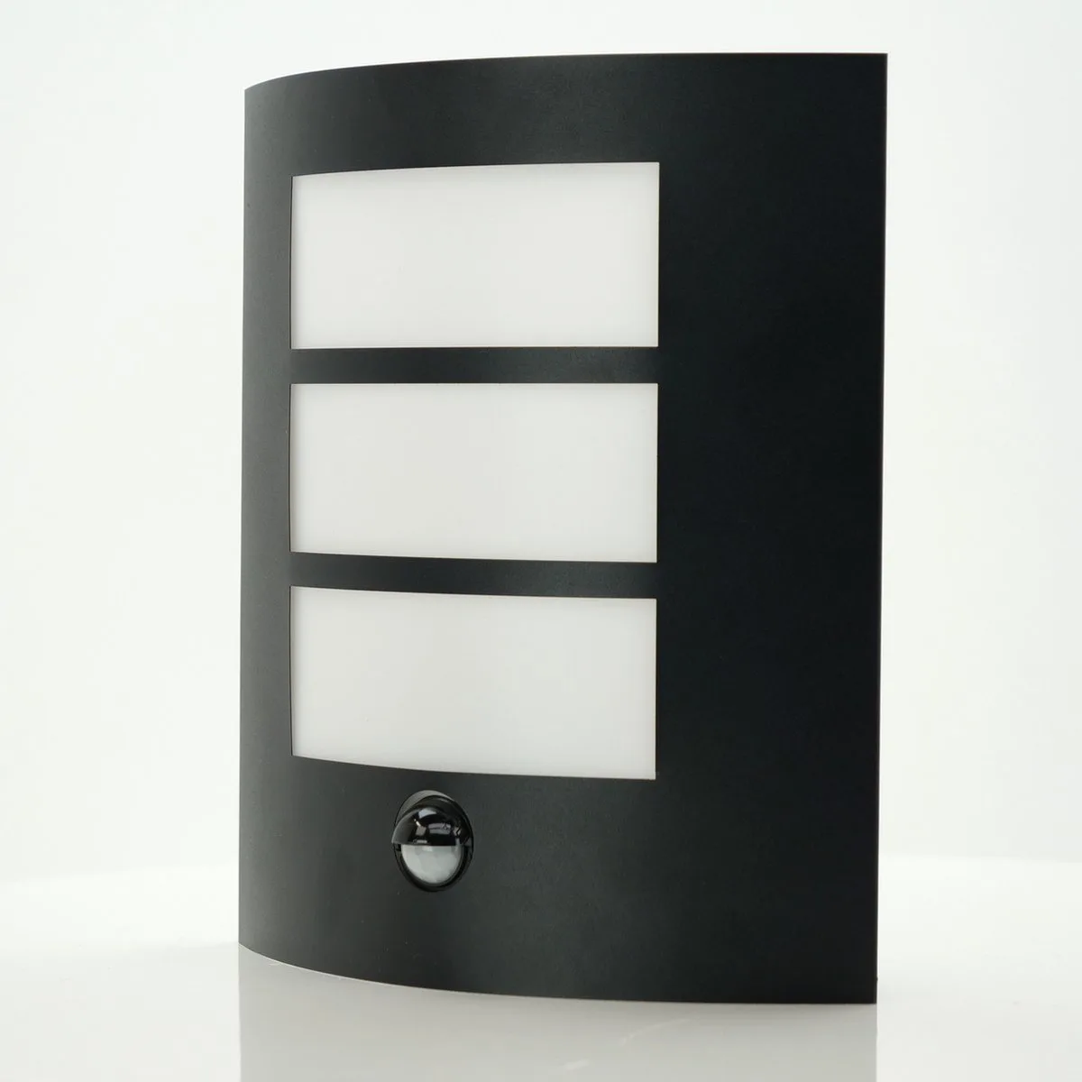 Rascino-E Wandlamp Buiten - Bewegingssensor - E27 - 26 cm de EGLO en Noir – photo produit
