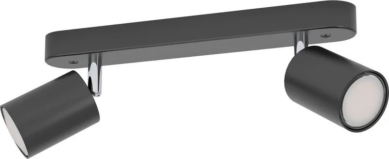 Reciso-E Spot - Plafondspot - GU10 - 30 cm de EGLO en Noir – photo produit
