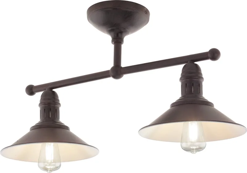 Ribadeo tafellamp - 1 lichts - E27 - Ø 17,5 cm. - bruin fra EGLO i Brun, Beige – produktbillede