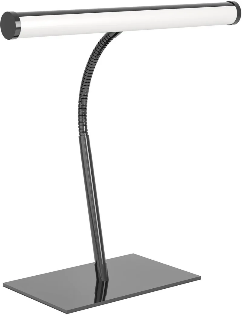 Riccione Tafellamp - Bureaulamp - 39.5 cm - Instelbaar wit licht (warm, neutraal en daglicht) - Dimbaar by EGLO in Zwart Nikkel – product photo