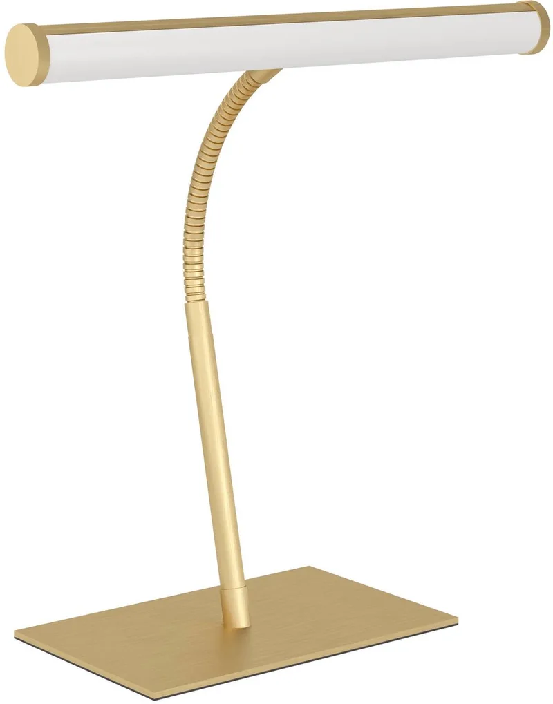 Riccione Tafellamp - Bureaulamp - 39.5 cm - Instelbaar wit licht (warm, neutraal en daglicht) - Dimbaar fra EGLO i Guld – produktbillede