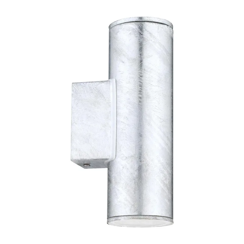 Riga 4 Wandlamp voor buiten - IP44 - LED - 2-lichts de EGLO en Thermisch verzinkt – photo produit