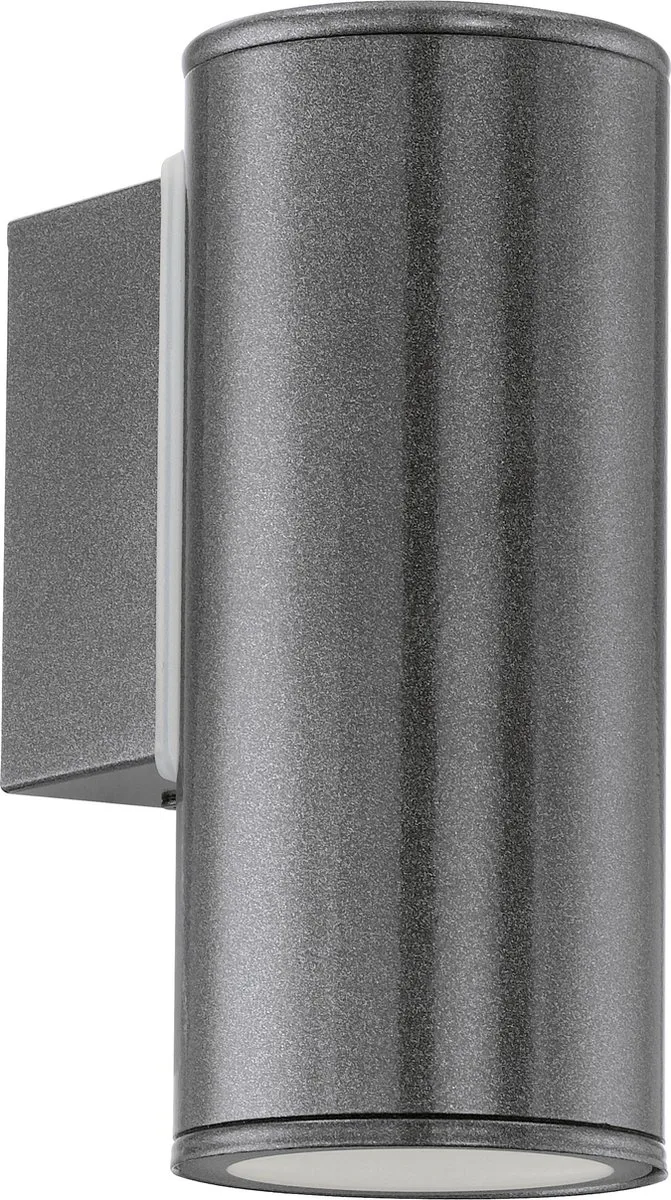 Riga Wandlamp Buiten - GU10 - 16,5 cm de EGLO en Anthracite – photo produit