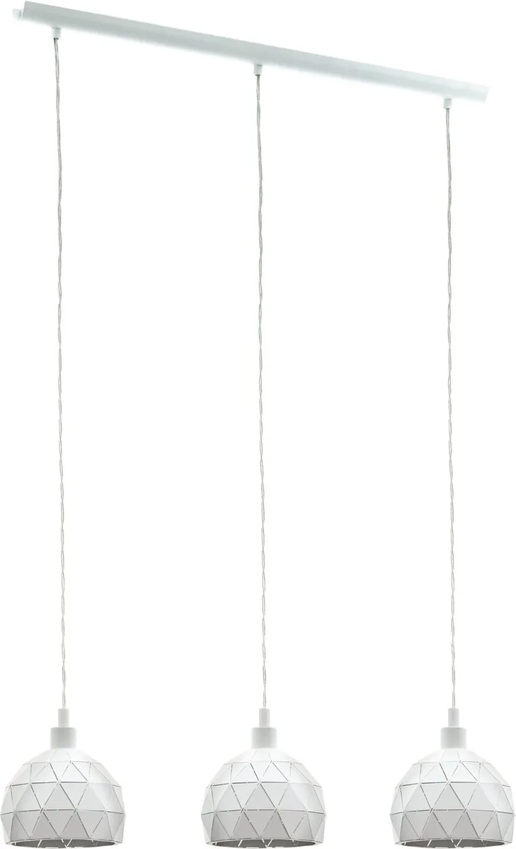 Roccaforte Hanglamp - E14 - 75 cm de EGLO en Blanc – photo produit