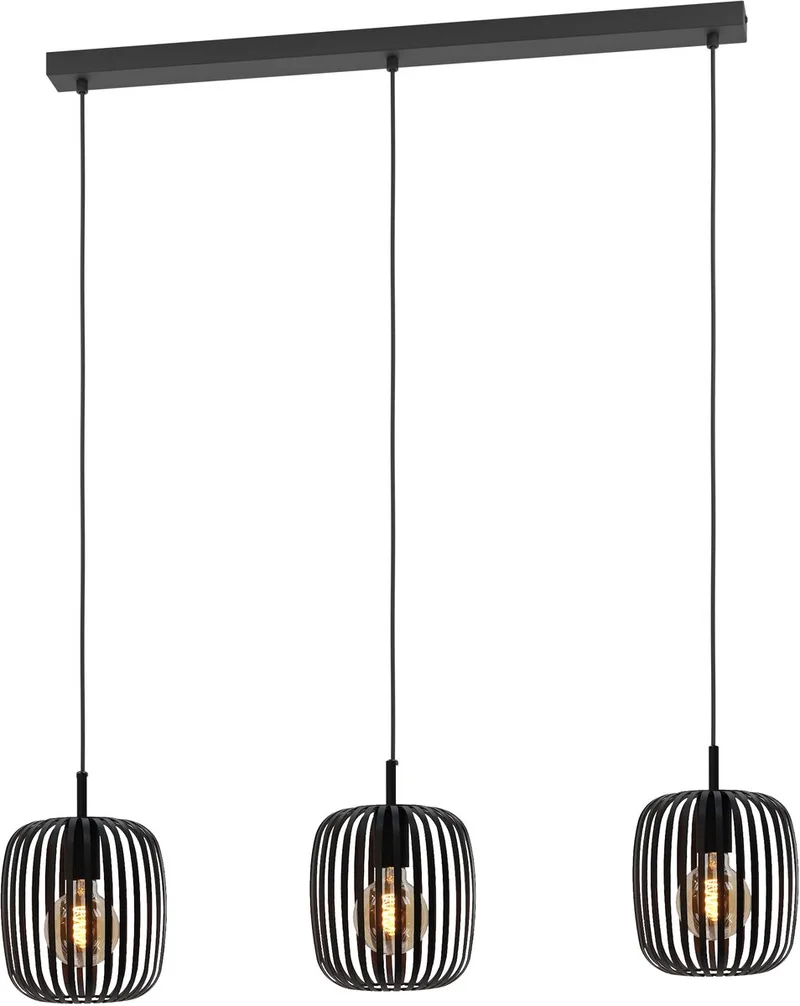 Romazzina Hanglamp - E27 - 77 cm fra EGLO i Sort – produktbillede