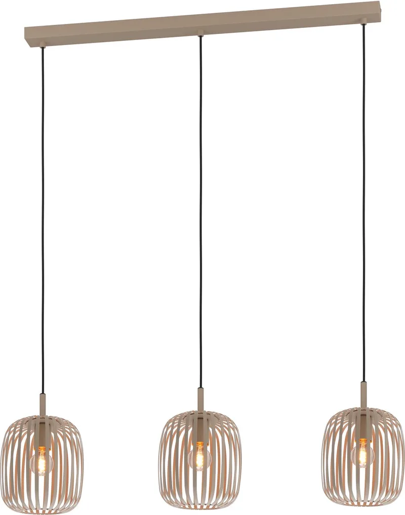 Romazzina Hanglamp - E27 - 90 cm - Zandkleur fra EGLO i Beige – produktbillede