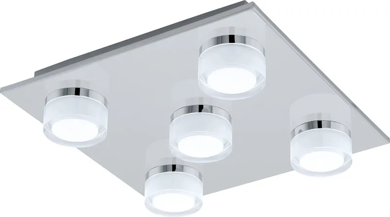 ROMENDO 1 Deckenleuchte klar satiniert von EGLO in Grau – Produktfoto