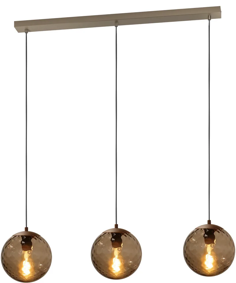 Rondo 2 Hanglamp - E27 - 96 cm - Donker Brons/Bruin fra EGLO i Donker Brons – produktbillede