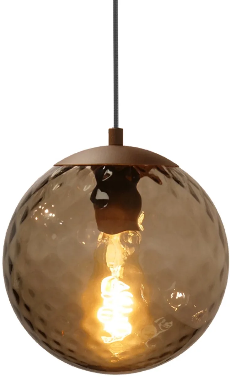 Rondo 2 Hanglamp - E27 - Ø 20 cm - Donker Brons/Bruin fra EGLO i Donker Brons – produktbillede