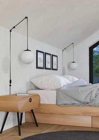 Rondo 3 Hanglamp - E27 - Staal | Glas | Kunststof - Zwart | Wit van EGLO in Zwart – productfoto 5 van 5