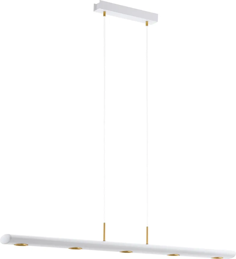 Ronzano spot - 4 x 3,3 Watt LED - 35 cm. - wit, roségoud de EGLO en Blanc, Or – photo produit