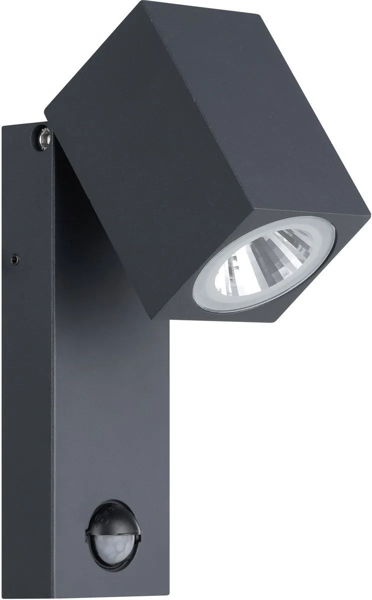Sakeda - Wandlamp Buiten - IP44 - Bewegingssensor de EGLO en Anthracite – photo produit