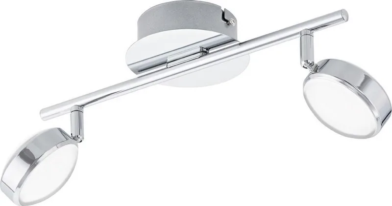 Salto - Spot - 2 Lichts - Gesatineerd de EGLO en Chrome – photo produit