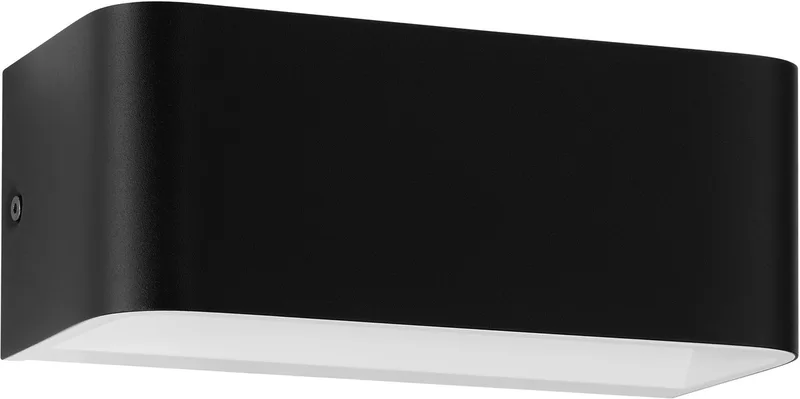 Sania 4 Wandlamp - LED - 20 cm - Zwart | Wit fra EGLO i Sort, Hvid – produktbillede