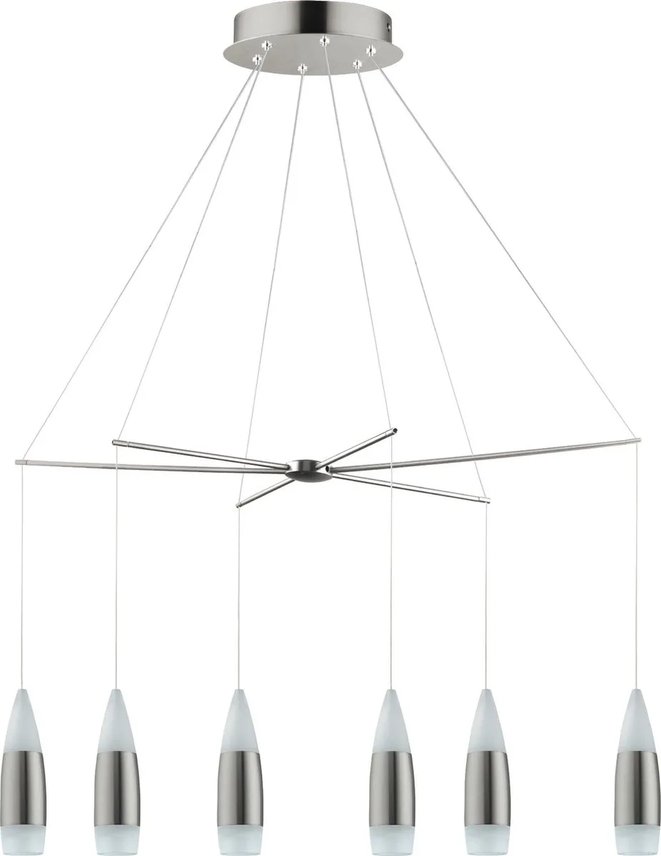 SANTIGA - Hanglamp by EGLO in Nikkel – product photo