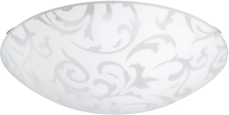 Scalea 1 Wand/Plafondlamp - 1 Lichts - Ø315mm. - Met Decor fra EGLO i Hvid – produktbillede
