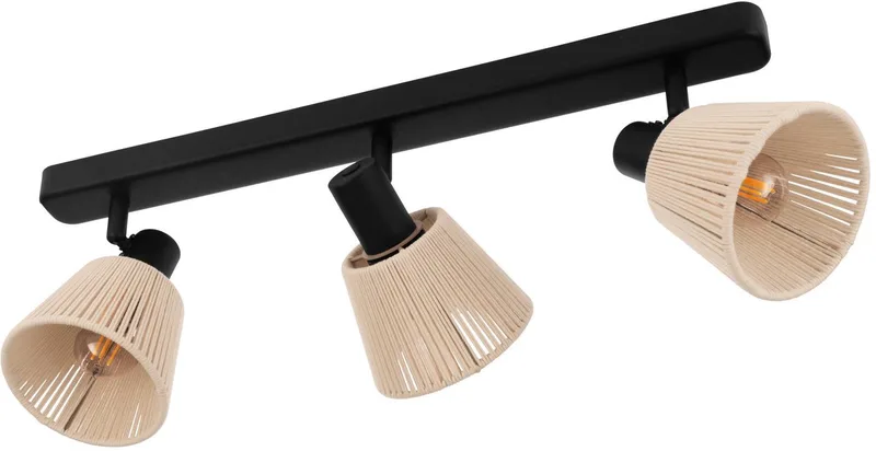 Seagard Spot - E14 - 52 cm - Zwart/Crème - Kantelbaar de EGLO en Noir – photo produit