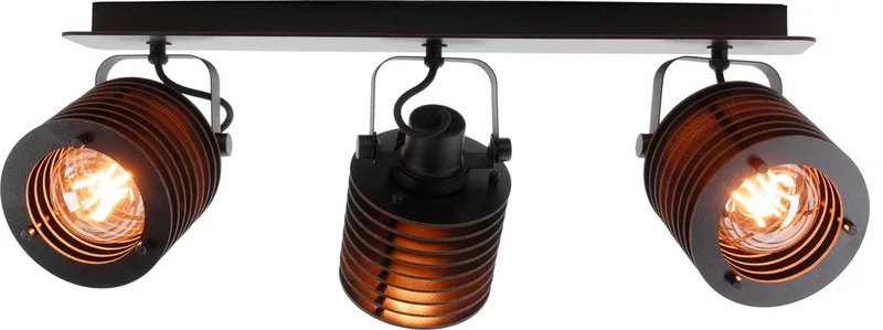 Segovia loftlampe, 3 lyskilder fra EGLO i Sort – produktbillede