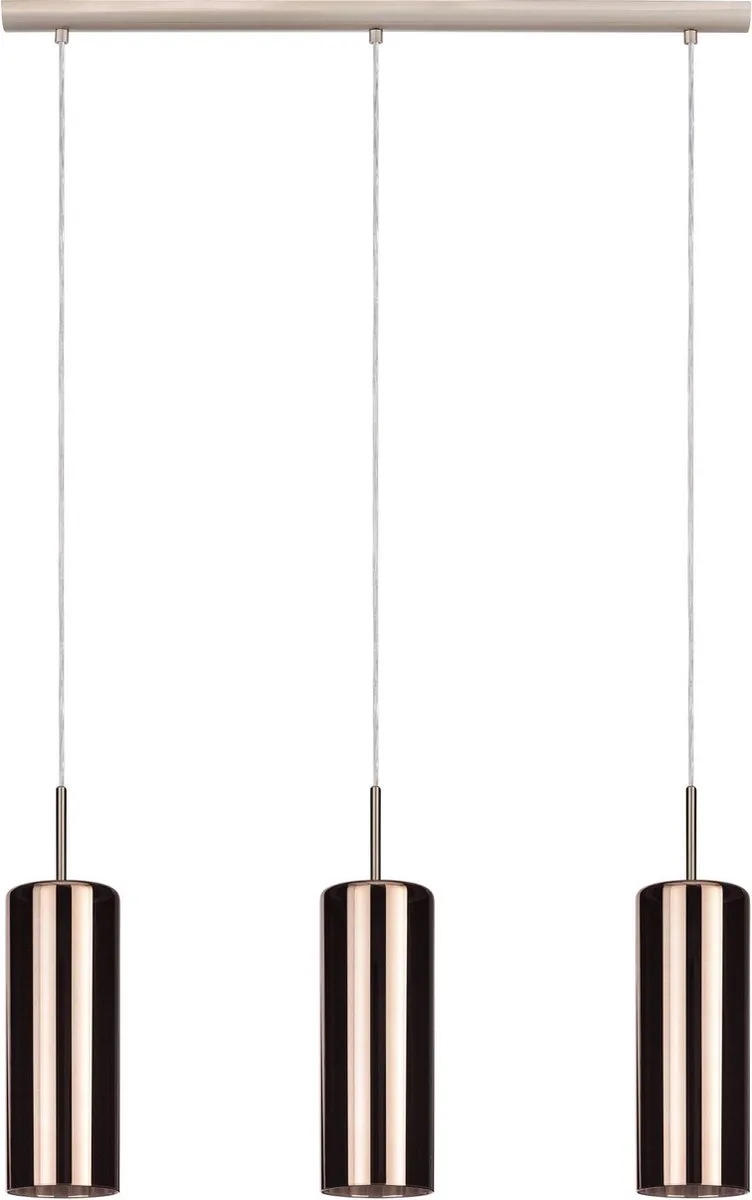 Selvino - Hanglamp - E27 - 71 cm - Koperkleurig glas från EGLO i Koppar – produktbild