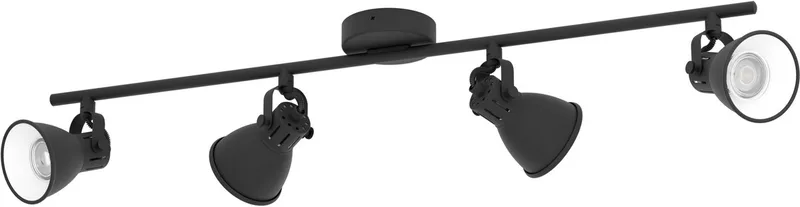 Seras 2 Spot - GU10 - 4 lichts - 77 cm de EGLO en Noir – photo produit