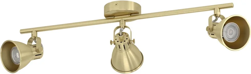 Seras Spot - GU10 - 3 lichts - 59,5 cm från EGLO i Guld – produktbild