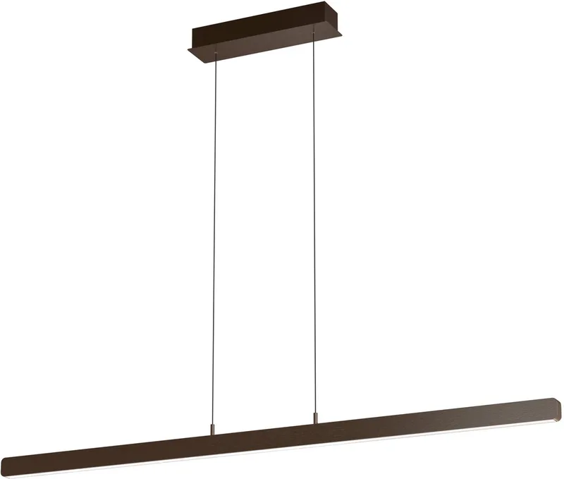 Seritico Hanglamp - LED - 150 cm - Instelbaar wit licht - Dimbaar von EGLO in Bronze – Produktfoto