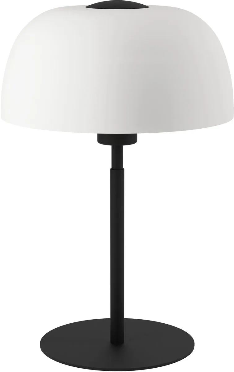 Solo 2 Tafellamp - E27 - 41,5 cm - Zwart | Wit van EGLO in Zwart – productfoto