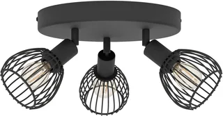 Sonnino Spot - E14 - Ø 25 cm de EGLO en Noir – photo produit 1 sur 5
