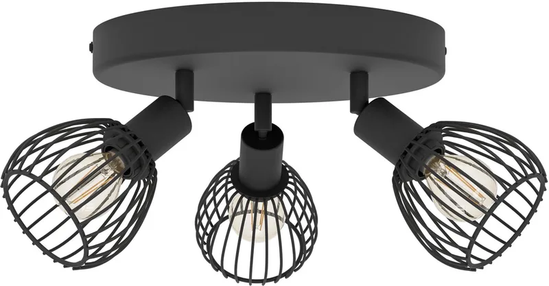 Sonnino Spot - E14 - Ø 25 cm de EGLO en Noir – photo produit 1 sur 5
