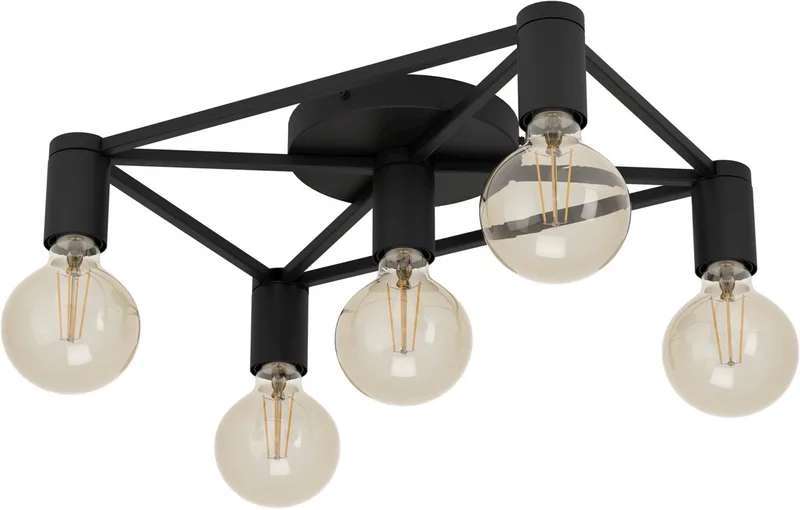 Speke Plafondlamp - E27 - 41,5 cm de EGLO en Noir – photo produit