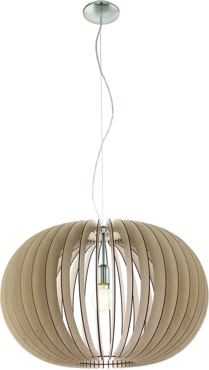 Stellato Hanglamp - E27 - Staal | Hout von EGLO in Braun – Produktfoto