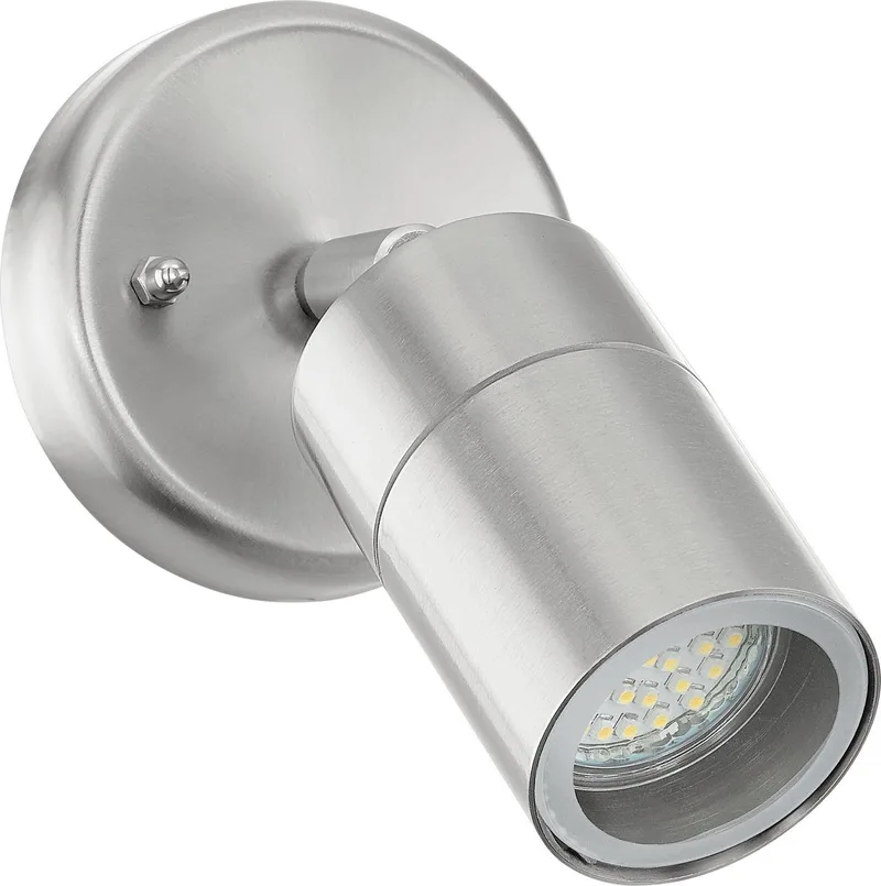 Stockholm 1 - Buitenverlichting - Wandlamp - 1 Lichts - LED - Helder de EGLO en Rvs – photo produit