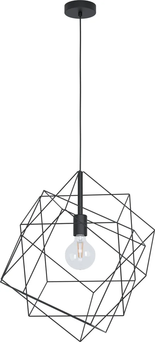 Straiton - Hanglamp - E27 - Ø 51,5 cm - industrieel
