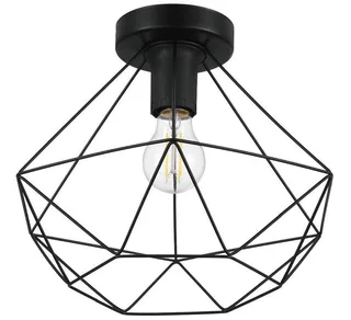 Tarbes Plafondlamp - E27 - Ø 32,5 cm de EGLO en Noir – photo produit 3 sur 5