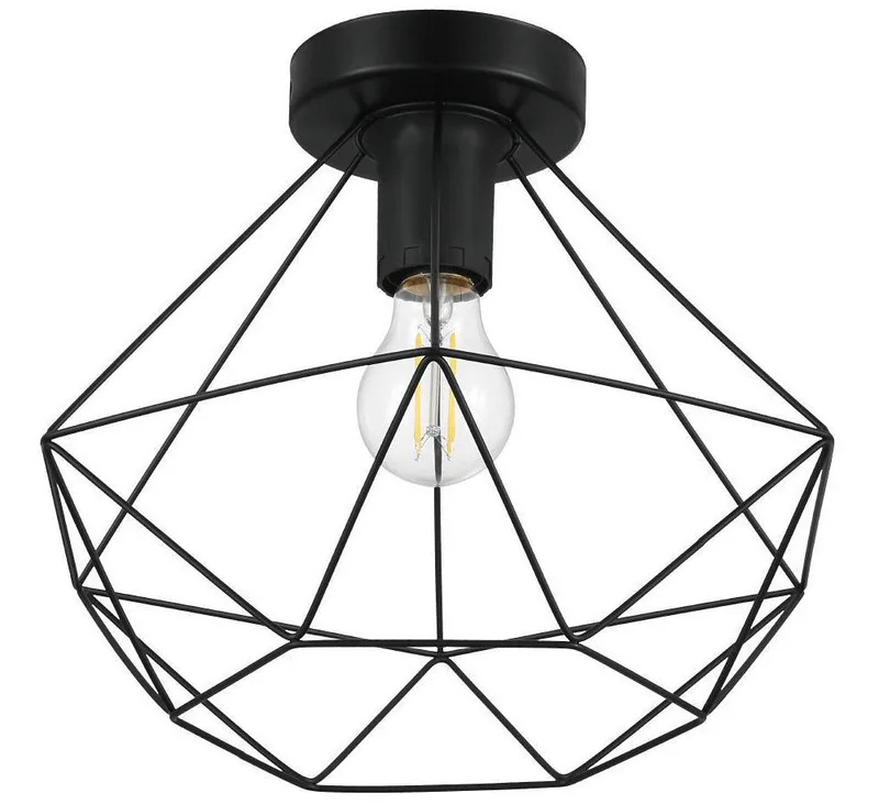 Tarbes Plafondlamp - E27 - Ø 32,5 cm de EGLO en Noir – photo produit 3 sur 5