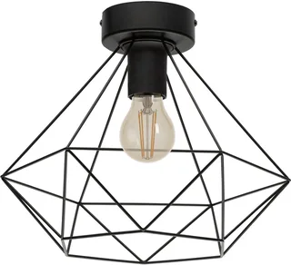 Tarbes Plafondlamp - E27 - Ø 32,5 cm de EGLO en Noir – photo produit 1 sur 5