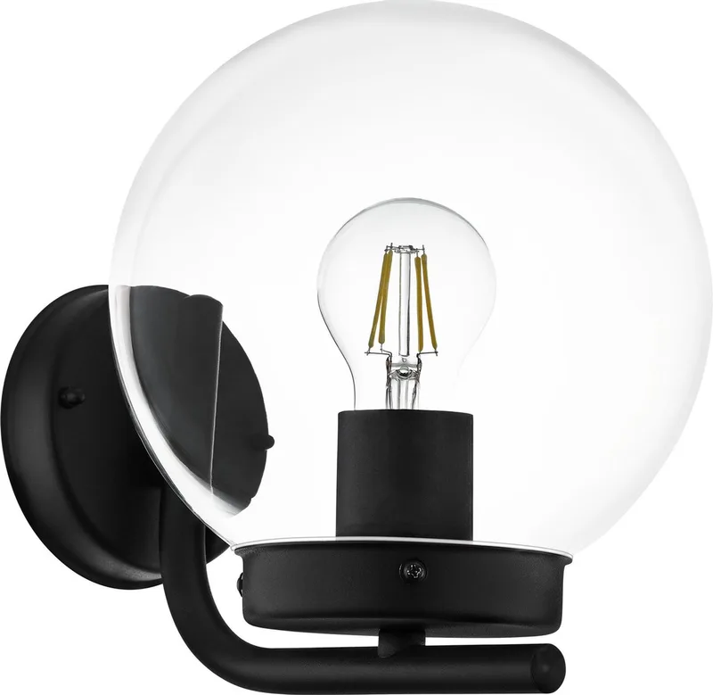 Taverna Wandlamp Buiten - E27 - 23 cm van EGLO in Zwart – productfoto