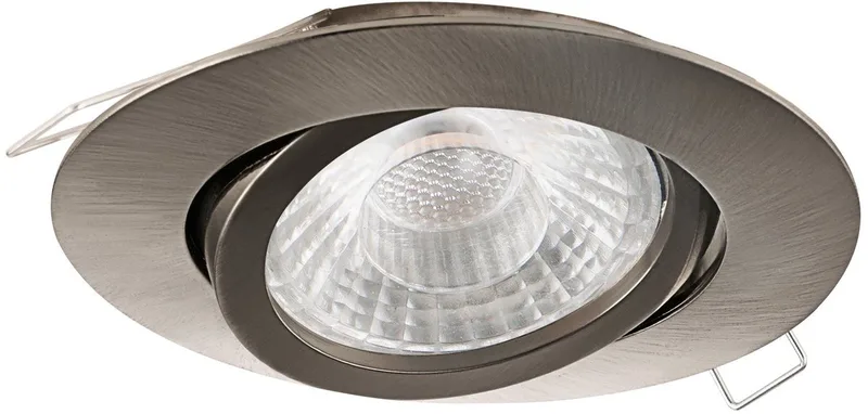 Tedo 1 Verzonken spot GU10 LED F van EGLO in Nikkel – productfoto