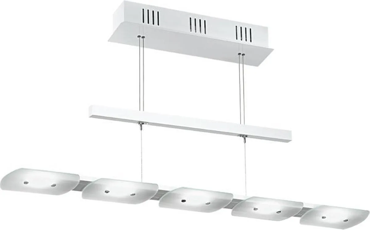 Tight - Hanglamp - 5 Lichts - Glanzend Wit - Wit från EGLO i Vit – produktbild