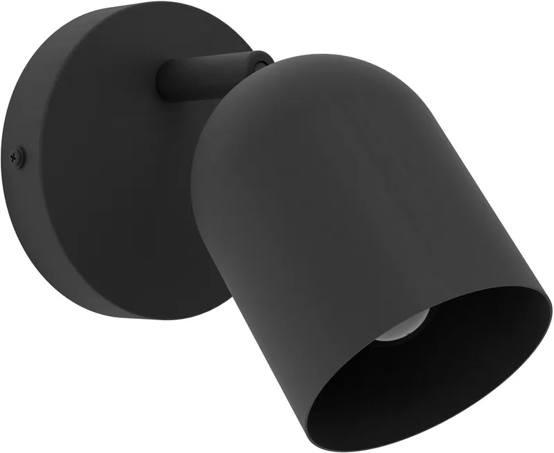 Tilston Spot - E14 - 12 cm - Kantelbaar fra EGLO i Sort – produktbillede