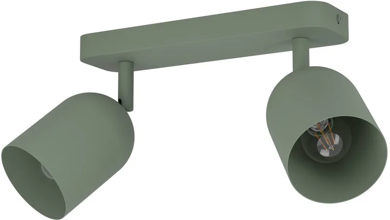 Tilston Spot - E14 - 28 cm - Kantelbaar fra EGLO i Grøn – produktbillede