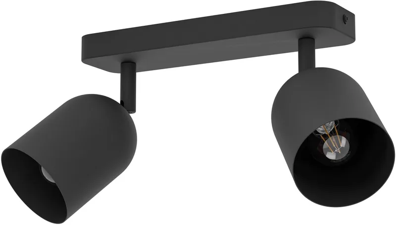 Tilston Spot - E14 - 28 cm - Kantelbaar fra EGLO i Sort – produktbillede