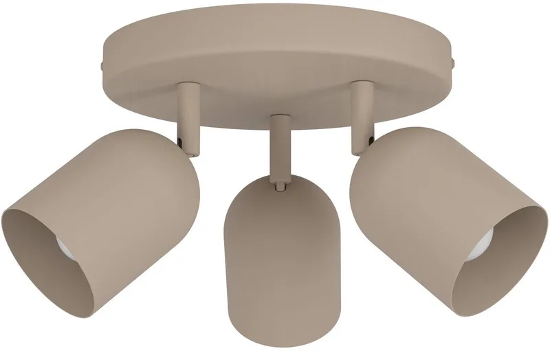 Tilston Spot - E14 - Ø 25 cm - Zandkleur/Beige/Crème - Kantelbaar från EGLO i Zandkleur – produktbild