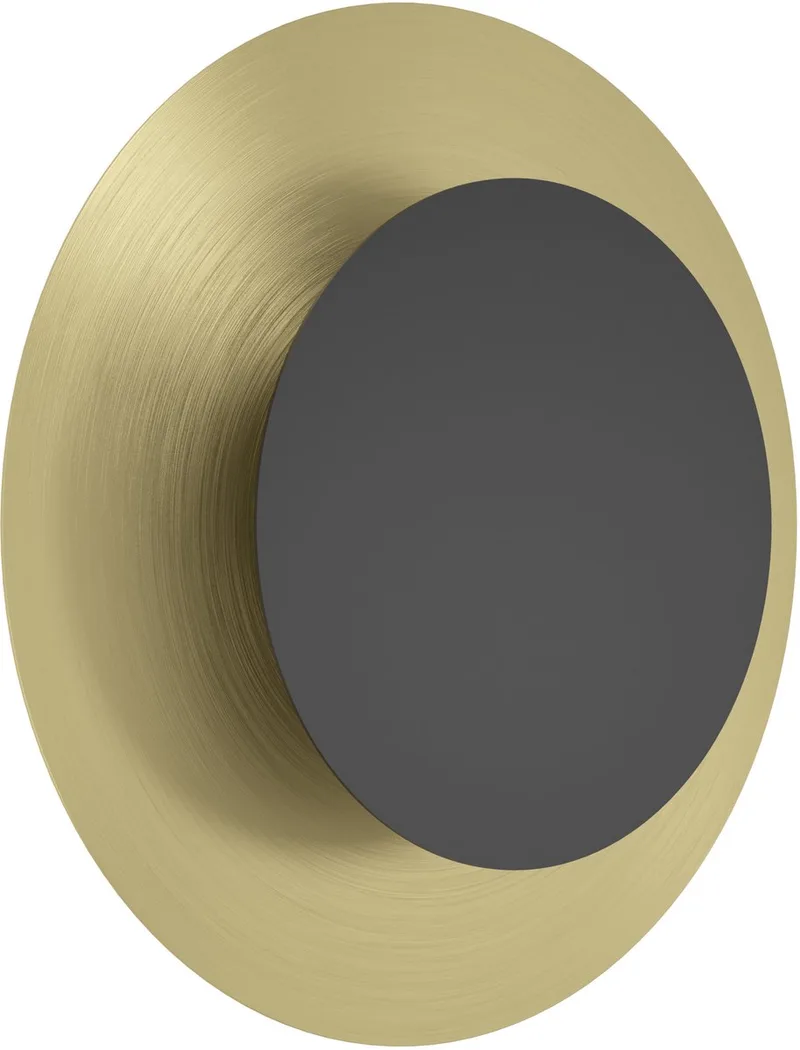 Tocina Wandlamp - Plafondlamp - LED - Ø 24 cm - Zwart | Goud by EGLO in Black – product photo