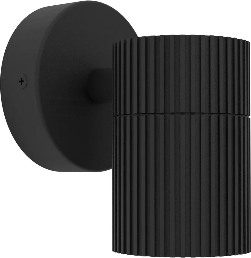 Tomelloso Wandlamp Buiten - GU10 - 12 cm de EGLO en Noir – photo produit