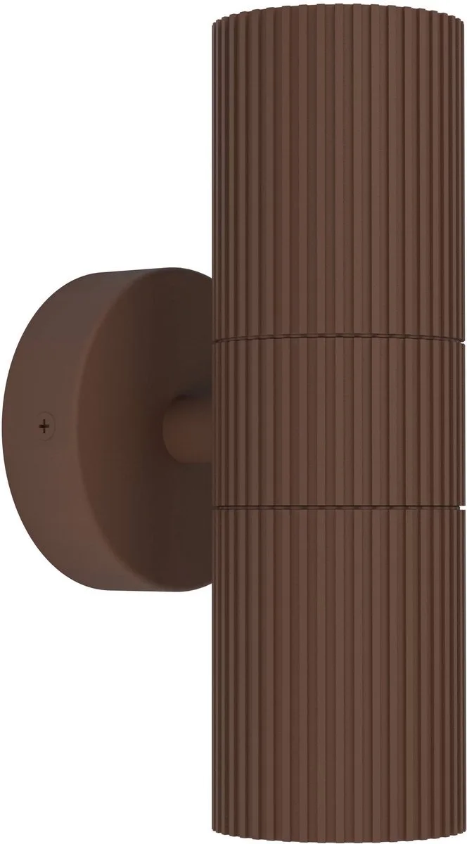 Tomelloso Wandlamp Buiten - GU10 - 20 cm - Donkerbruin de EGLO en Roestkleuren – photo produit