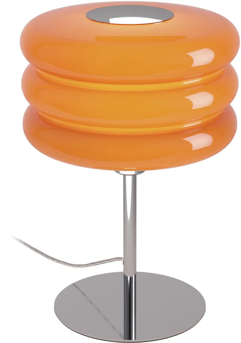 Tortora Tafellamp - E14 - 30 cm - Chroom/Oranje by EGLO in Chrome – product photo